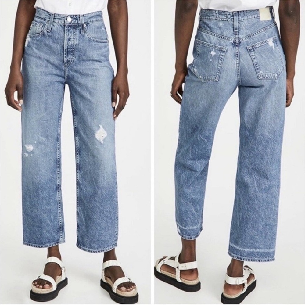Ag Knoxx High-Rise Baggy Boyfriend Jeans Size 27